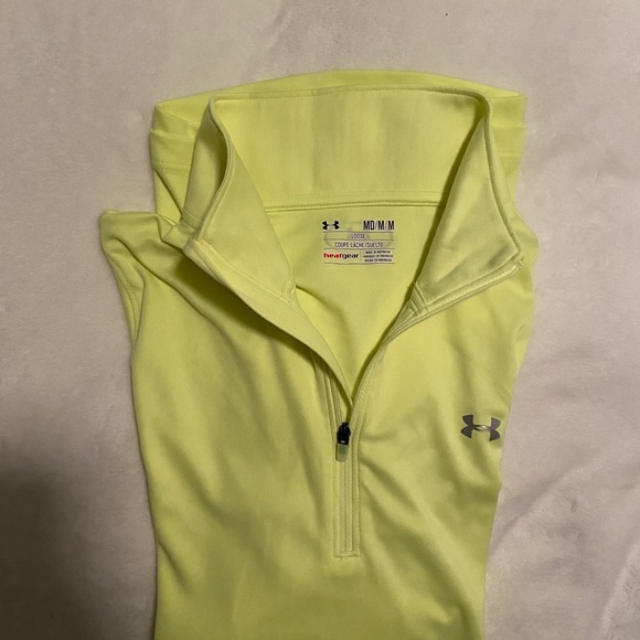 Neon Yellow under armour long sleeve - Picture 3 of 3